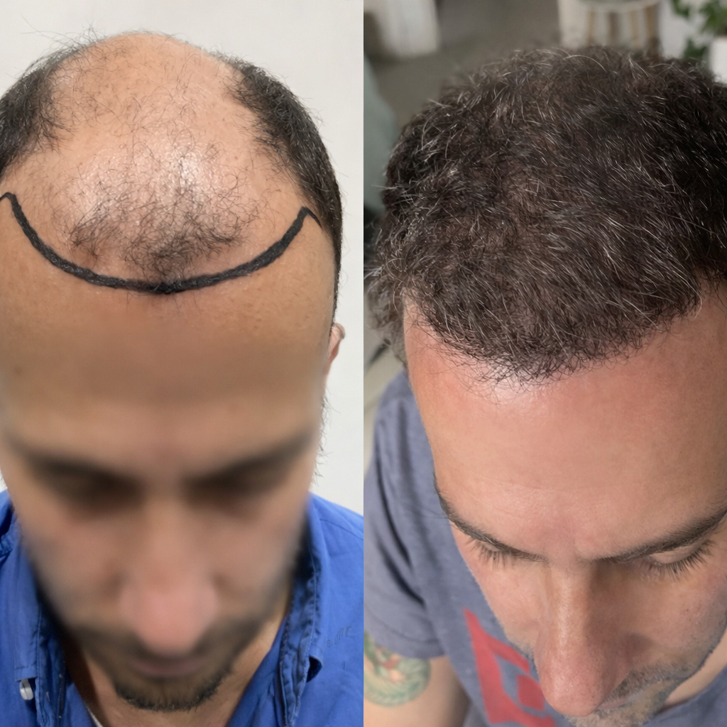 4500 greffons greffe de cheveux resultat turquie 2