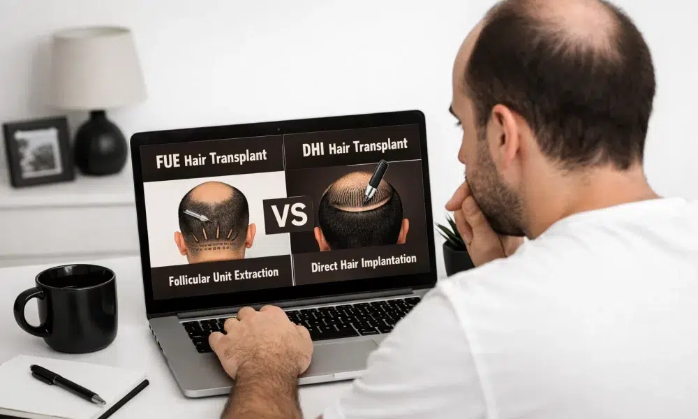 Image - FUE vs DHI