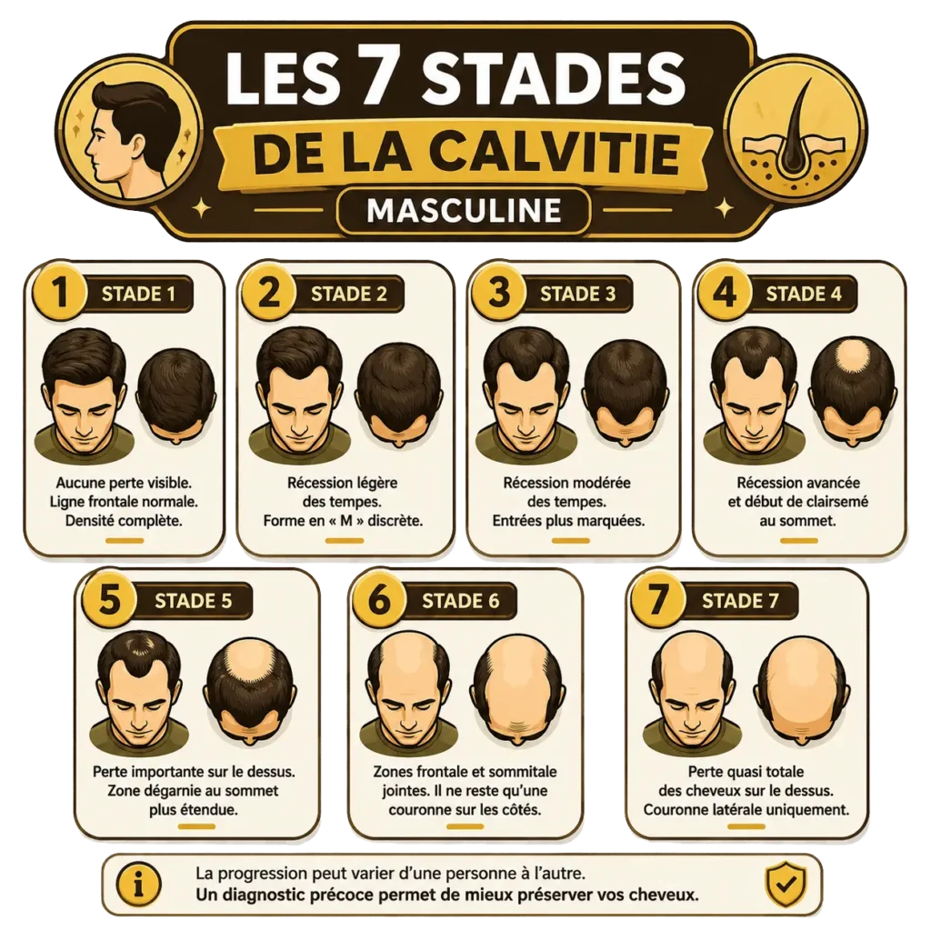 Image - Les Stades De La Calvitie Masculine Expliqués -Les 7 Stades De La Calvitie Masculine (1)