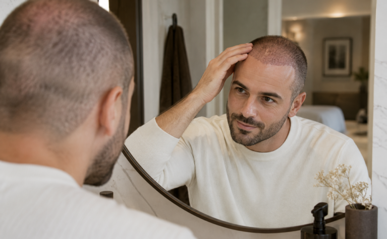 Image - Greffe de Cheveux apres 15 et 20 jours